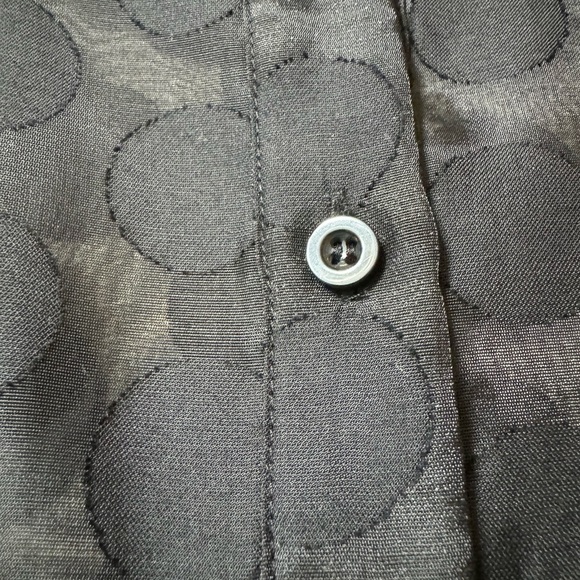 Gracia sheer black blouse with balloon sleeves - Picture 3 of 12